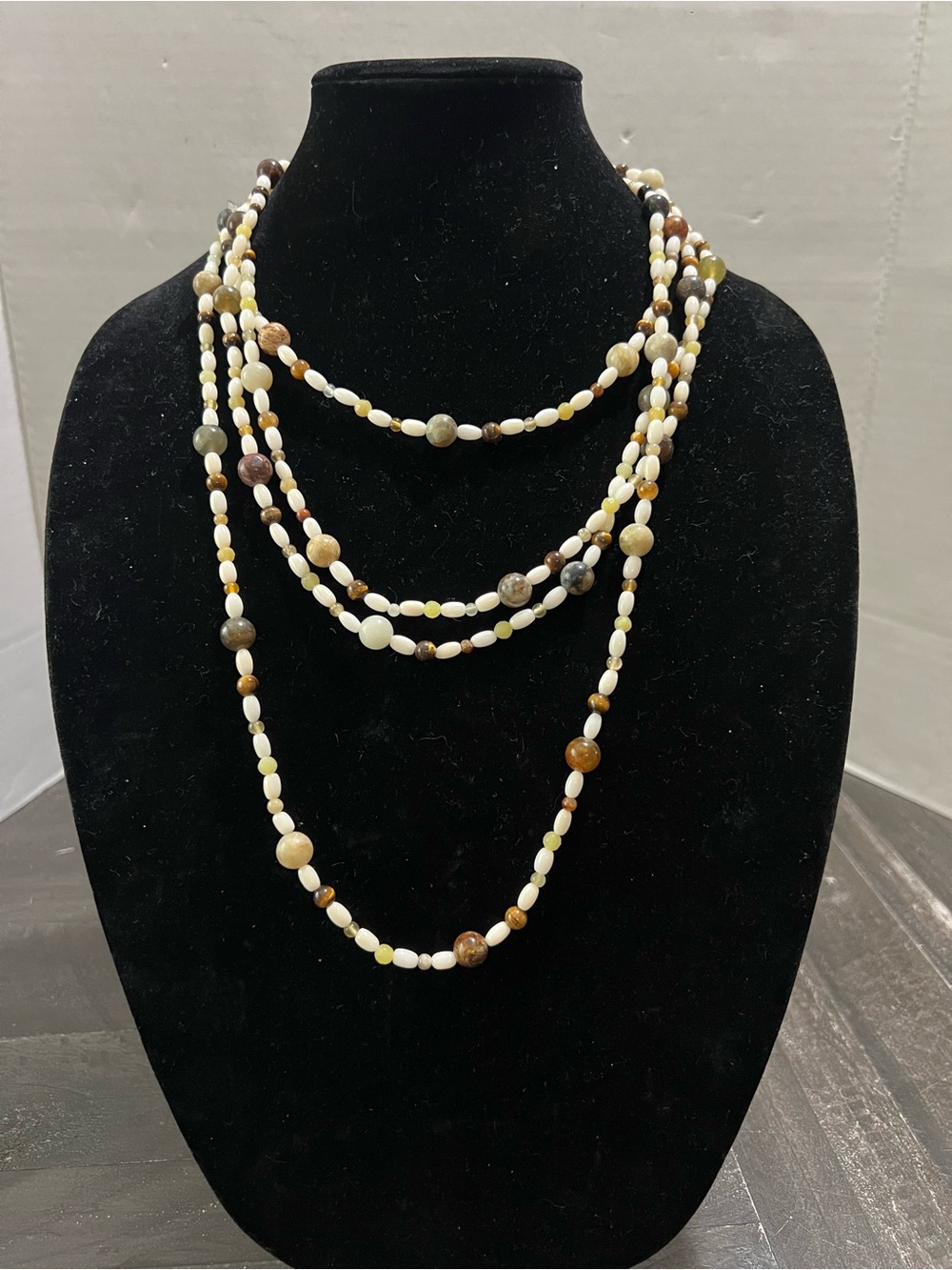 Jay King Multi Gemstone 100 Inch Long Necklace
